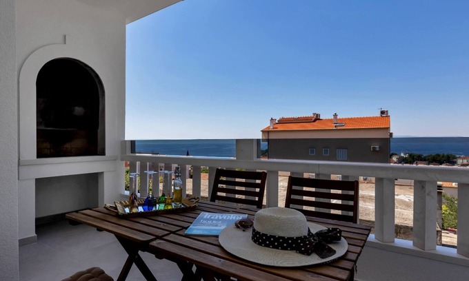Bidol Apartamento | Apartment Prgo - with view and parking: A2(6) - Makarska, Riviera Makarska, Croatia
