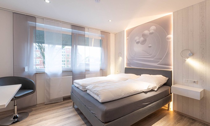 Leverkusen Apartamento | Apartamento-Baño Privado-Vista al Jardín-Zimmer 202