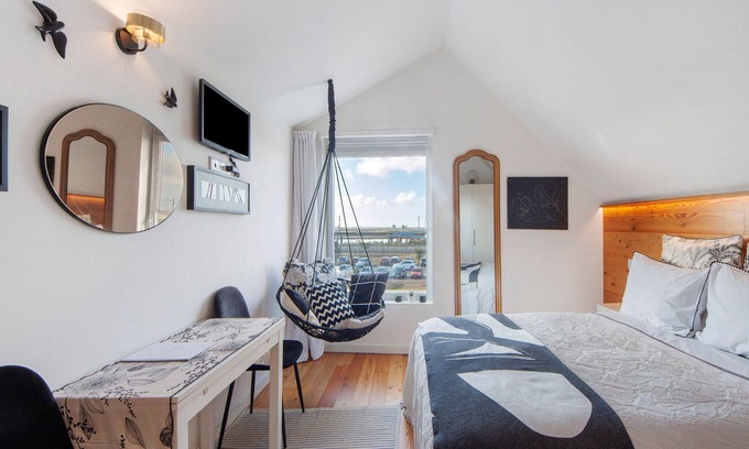 Aveiro Apartamento | Apartamento 'Ria' con Wi-Fi y aire acondicionado