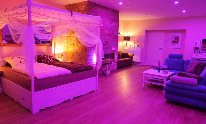 Rathmannsdorf Apartamento | Apartamento 'Romantische Fewo Sächs Schweiz' con terraza compartida y Wi-Fi