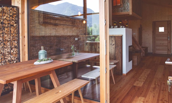 San Pancrazio Apartamento | Apartamento 'S`Mühlstübele' con vistas a la montaña, terraza privada y jardín compartido