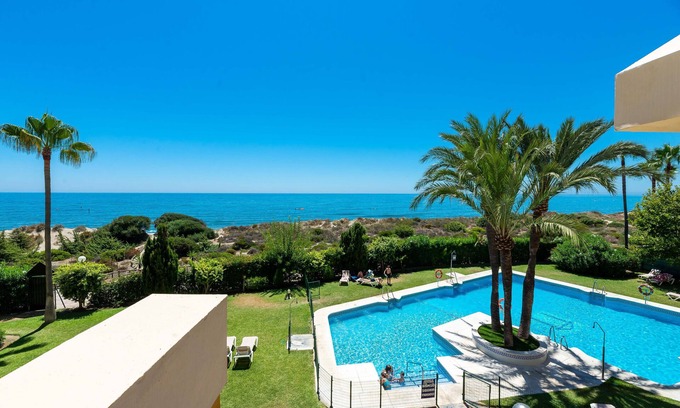 Nikki Beach Apartamento | Apartamento 'Estudio frente al mar' con vistas al mar, Wi-Fi y aire acondicionado
