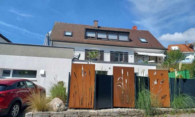 Ueberlingen Apartamento | Apartamento 'Seerevier' con terraza privada y Wi-Fi