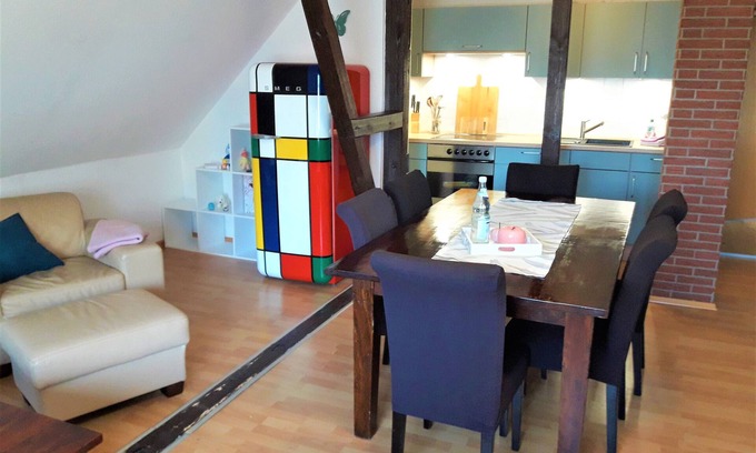 Vetschau/Spreewald Apartamento | Apartamento 'Storchennest' con jardín compartido y Wi-Fi