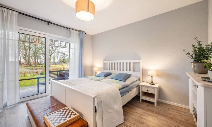 Leck Apartamento | Apartamento 'Steensen' con terraza privada, jardín privado y Wi-Fi