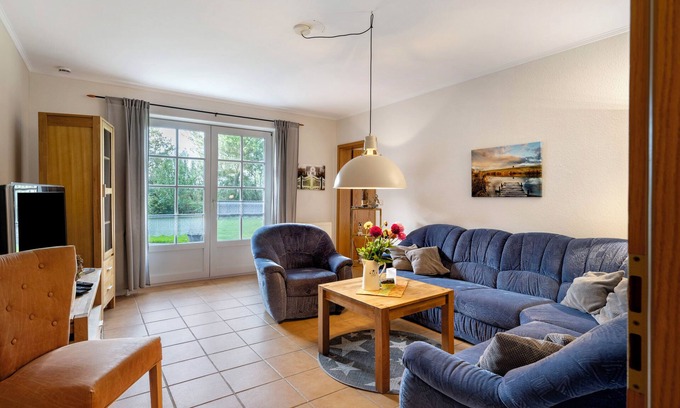 Nordstrand Apartamento | Apartamento 'Tetsche Wind' con terraza privada y jardín compartido