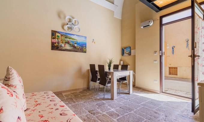 Alezio Apartamento | Apartamento 'Tittì' con Wi-Fi y aire acondicionado