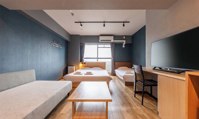 Naniwa Apartamento | Apartment Type A double bed x 1 single bed x 1 - 3A / Osaka Ōsaka