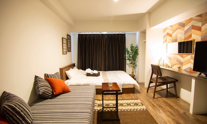 Naniwa Apartamento | Apartment Type AC Double bed x 1 sofa bed x 1 - estay ebisu / Osaka Ōsaka