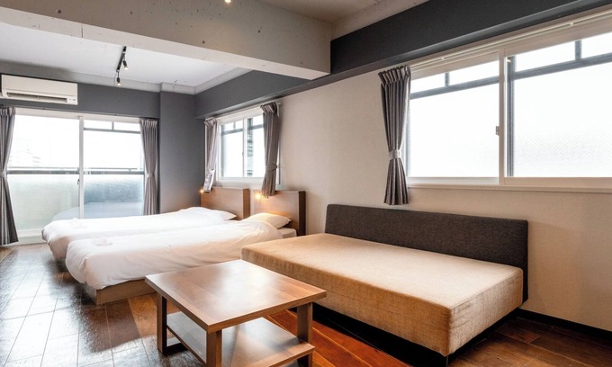 Naniwa Apartamento | Apartment Type B Double bed x 1 Single bed x 1 - 3B / Osaka Ōsaka