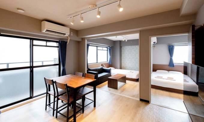 Naniwa Apartamento | Apartment Type D double bed x 1 single bed x 2 - 11D / Osaka Ōsaka