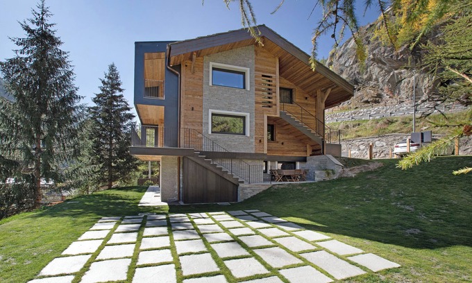 Valgrisenche Apartamento | Apartamento 'Valgrisa Mountain Lodges 1' con vistas a la montaña, terraza privada y Wi-Fi