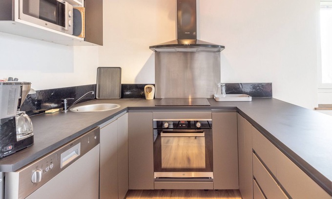 Plateau-d'Assy Apartamento | Apartment 'Vue Mt Blanc-grd Espace Vert-6 Pers' with Mountain View, Shared Garden and Wi-Fi