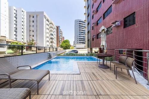 Ponta Verde Apartamento | Apartamento con Piscina a 500m de la Playa SOH1102