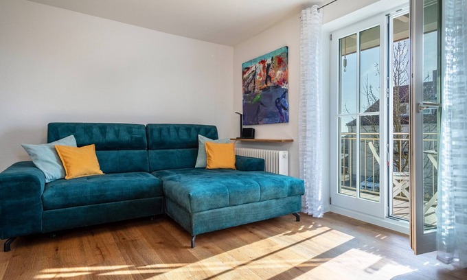 Waggershausen Apartamento | Apartamento 'Windhager Seeblick' con vistas al lago, balcón y Wi-Fi