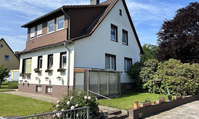 Winzlar Apartamento | Apartamento 'Winzenburg' con terraza compartida, jardín compartido y Wi-Fi