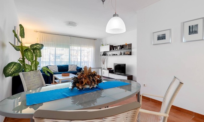 Costa Dorada Apartamento | Apartamento con piscina y vistas mar a 200m playa