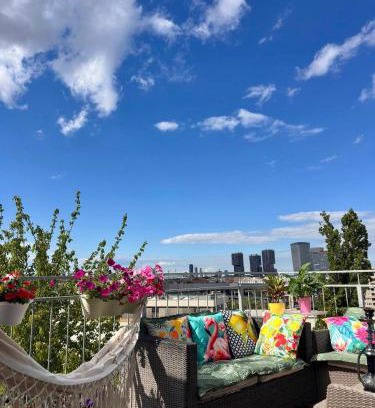 Erdberg Apartamento | Apartment with a terrace