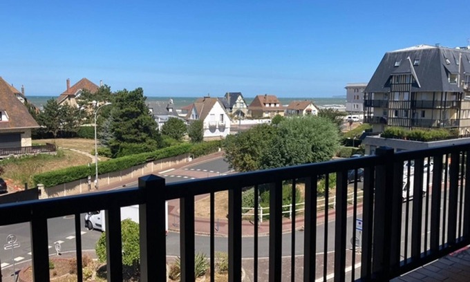 Villers-sur-Mer Apartamento | ¡Apartamento con balcón a 2 pasos de la playa!