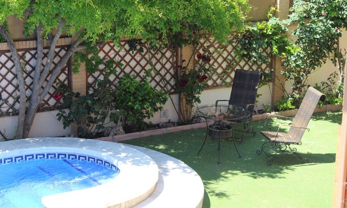 Ciudad Real Casa | Apartamento con piscina y jardín de uso exclusivo en Ciudad Real