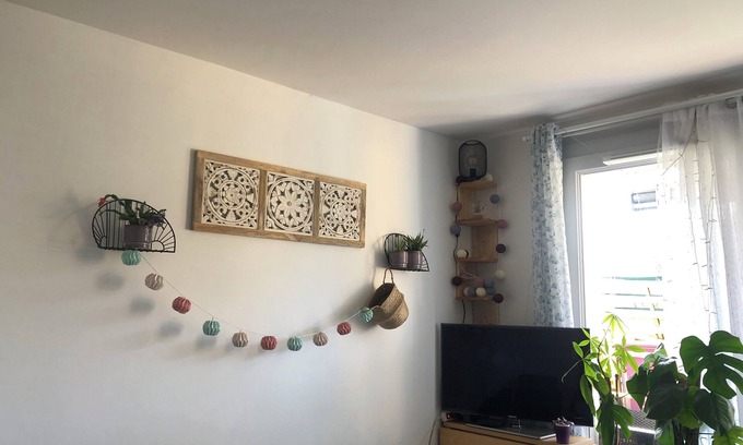 Voreppe Apartamento | Apartment with garden and covered terrace