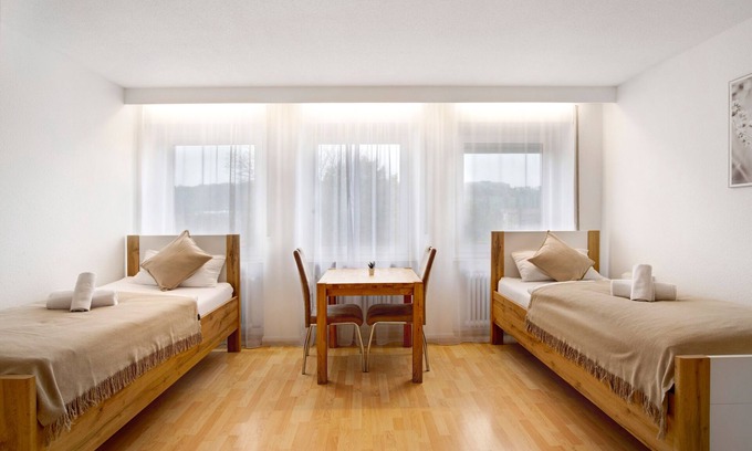 Goeppingen Apartamento | Apartamento con vistas a la montaña, terraza compartida y Wi-Fi