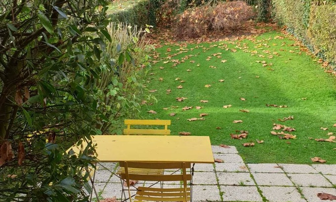 Saint-Arnoult Apartamento | Apartment with private garden, outdoor parking, swimming pool/tennis residence