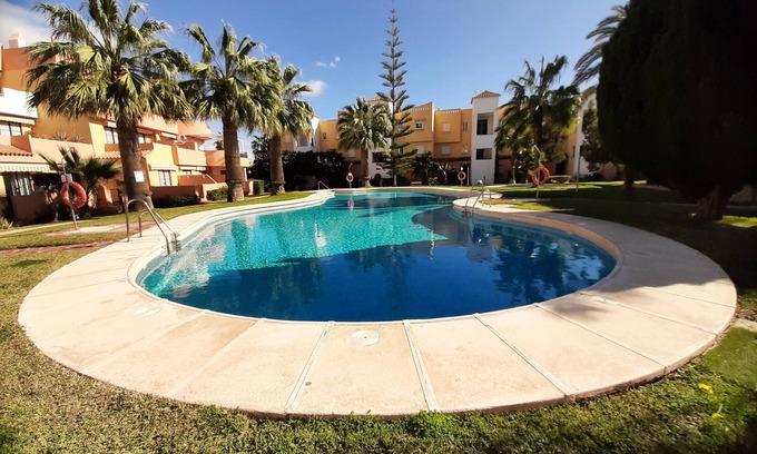 Vera Beach Apartamento | APARTAMENTO CON PISCINA RESIDENCIA NATURISTA PLANTA BAJA