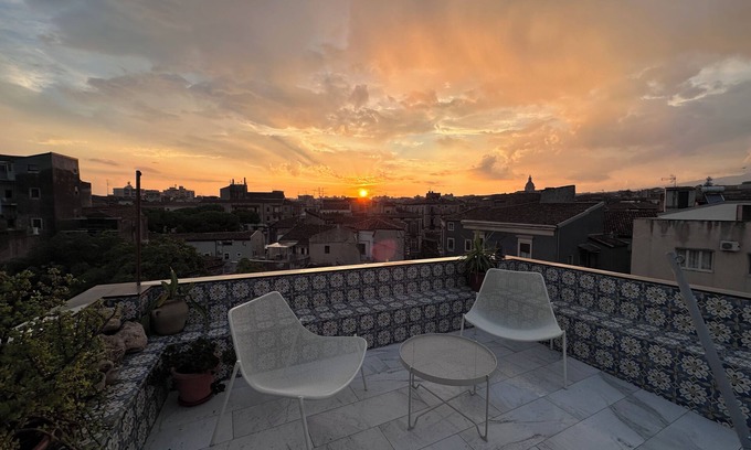 Old Town Apartamento | Apartamento con terraza en el centro de Catania