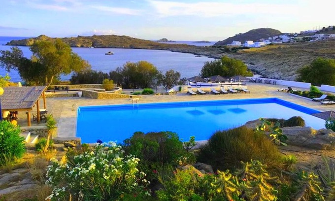 Ornos Casa | APOLLON VILLA FRENTE AL MAR, PLAYA + PISCINA, EN UN RESORT PRIVADO