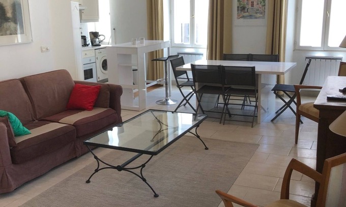 Cannes City Centre Apartamento | App Grands Volumes 3 mn à Pied Mer,croisette, Sncf Séjour 2ch 6 Couchages