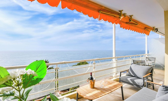 Cap d'Ail Apartamento | Appart belle vue mer et plage proche de Monaco