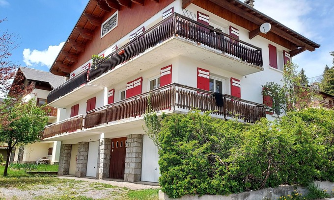Font-Romeu-Odeillo-Via Apartamento | Appart F3 Balcon/garage