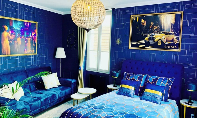 Dole Apartamento | Appart Le Gatsby Coeur Centre Ville - Wi-fi- Sauna