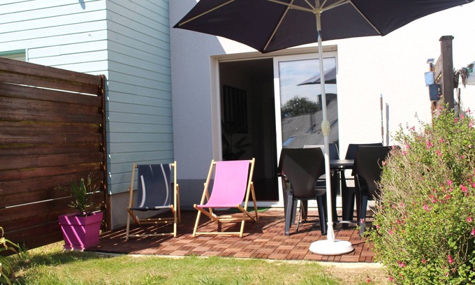 Saint-Cast-le-Guildo Apartamento | Appart T2 Ensoleillé, Calme Proche de la Mer, Wifi