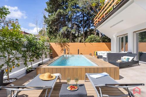 Mondello Apartamento | Appartamento in villa con piscina privata