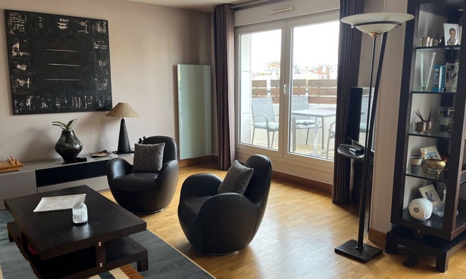 Centre Ville Casa | Appartement Familial Moderne Avec 2 Terrasses à Boulogne-billancourt