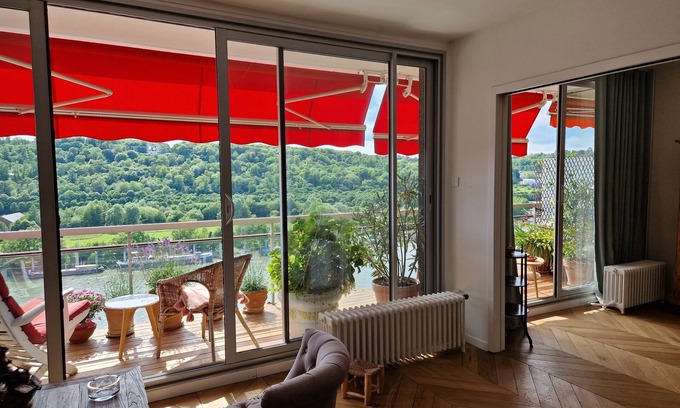 Saint-Cloud Apartamento | Appartement vue Seine
