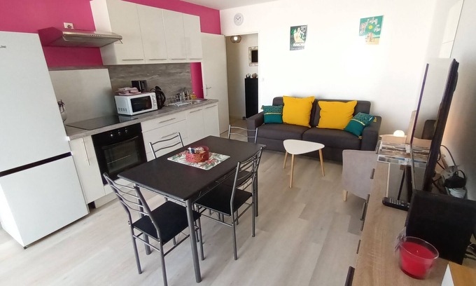 Saint-Palais-sur-Mer Apartamento | Appartement Le Grain de Sable - Centre Ville à 250 Mètres de la Plage