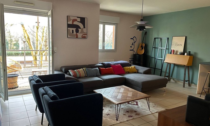 6th Arrondissement Apartamento | Appartement 85m2 vue sur le Parc de la Tête D'or