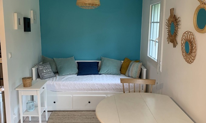 Villers-sur-Mer Apartamento | Appartement avec jardin et piscine, proche plage et centre ville !