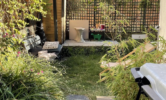 Montrouge Apartamento | Appartement Avec Jardin Plein sud Idéal Famille Jeunes Enfants