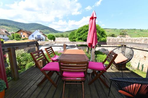 Kientzheim Apartamento | Appartement Côté Vignes avec Terrasse et Parking
