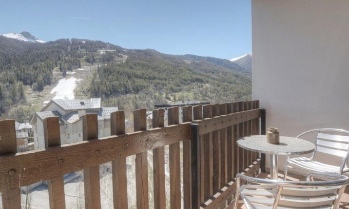 Saint-Chaffrey Apartamento | Appartement cabine 6 pers avec balcons, proche pistes - Serre-Chevalier, Chantemerle - FR-1-330E-28