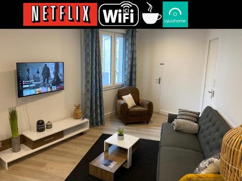 Cholet Apartamento | Appartement Cholet les Halles coté jardin