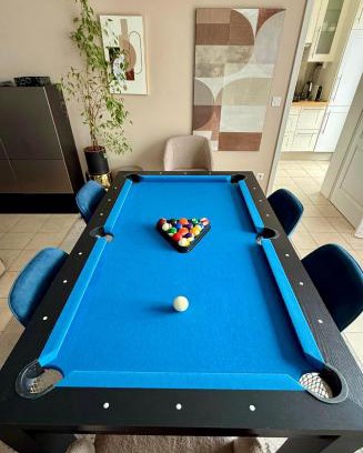 Neudorf Ouest Apartamento | Appartement climatisé 3 étoiles T3 chic à Strasbourg avec billard et terrasse