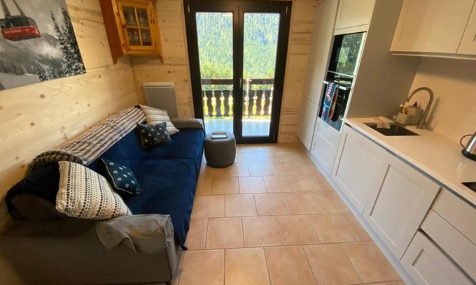Chatel Apartamento | Appartement cosy à Châtel avec parking privé, proche centre et télécabine. Animaux non admis. - FR-1-693-45