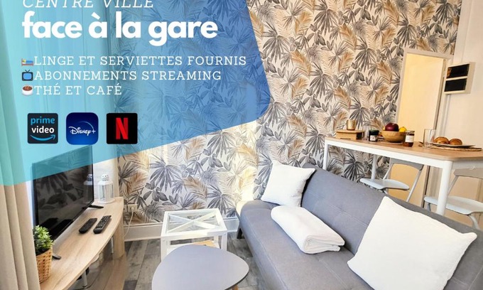 Epinal Apartamento | Appartement Cosy - En face de la gare, au centre ville