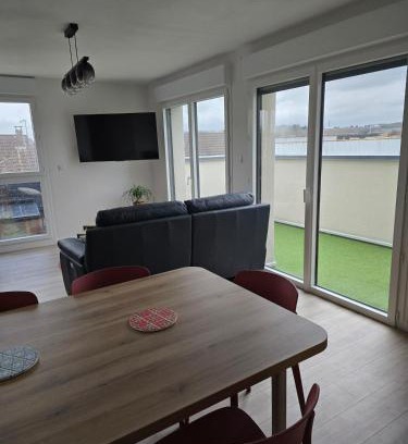 Longuenesse Apartamento | Appartement cosy proche Sceneo, Auchan, Saint-Omer