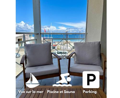 Plougonvelin Apartamento | Appartement Cosy, terrasse vu mer, piscine, Sauna - WarmHouse